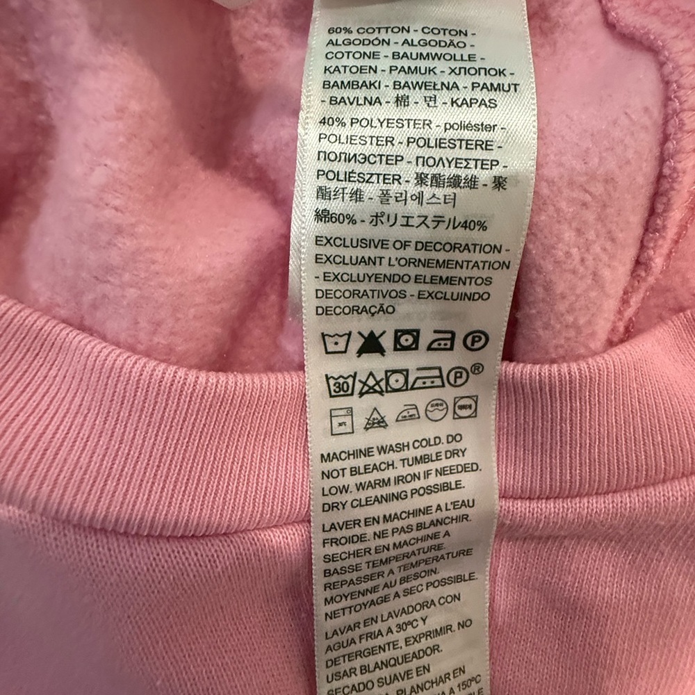 Levi's Women's Pink Sweatshirt - Picture 4 of 4